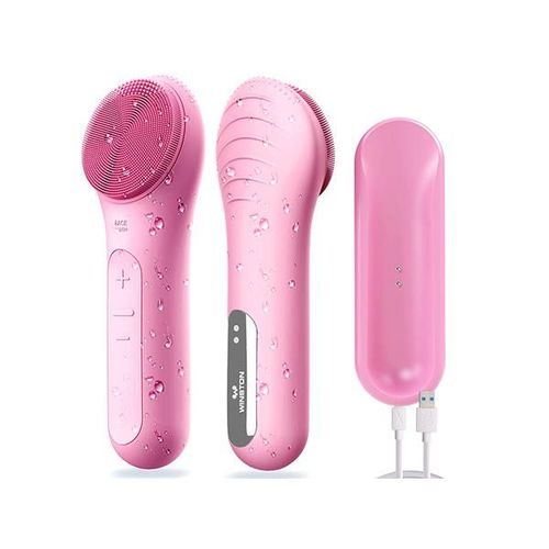 Winston Rechargeable Battery Operated Electric Face Cleanser Hot Mode Silicone Bristles 300 gm
