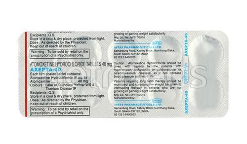Axepta 40mg Tablet 10'S
