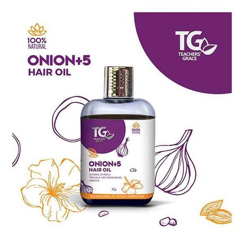 Teacher's Grace Onion +5 Hair Oil 250 ml