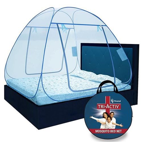 Piramal Tri-Activ Mosquito Net for Double Bed - Blue 1's