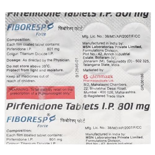 FIBORESP FORTE 801 Tablet 10's