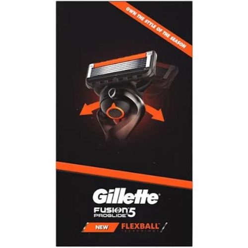 Gillette Fusion 5 Proglide Flexball Razor + 4 Cartridge 1's