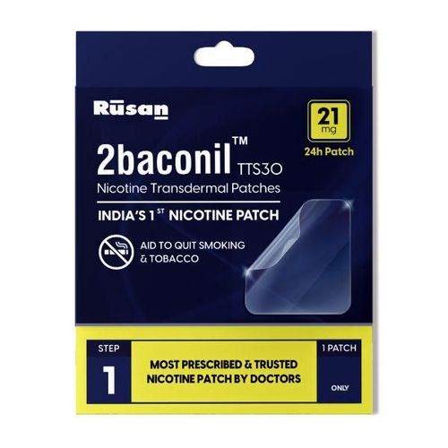 2baconil TTS30 21mg Nicotine Transdermal Patches