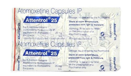 Attentrol 25mg Capsule 10'S