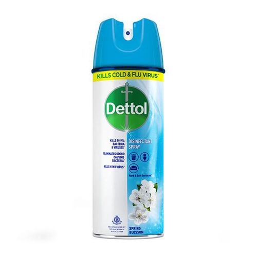 Dettol Multi-Purpose Disinfectant Spray For Hard & Soft Surfaces - Spring Blossom 225 ml