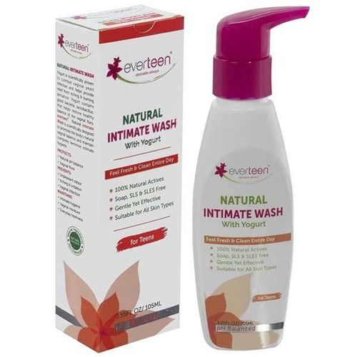 everteen Yogurt Natural Intimate Wash for Feminine Intimate Hygiene in Teens 105 ml