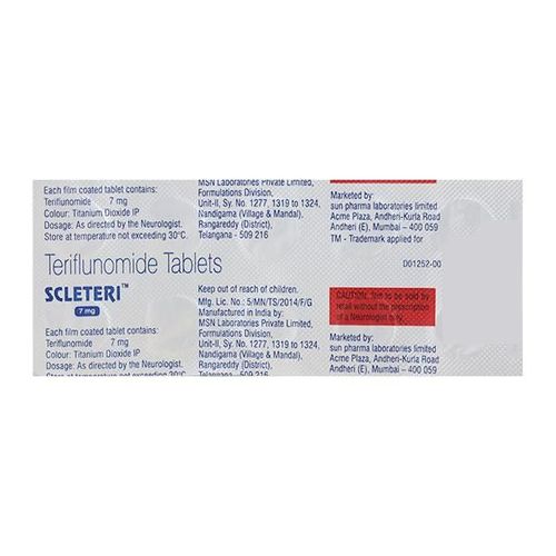 SCLETERI 7mg Tablet 10's