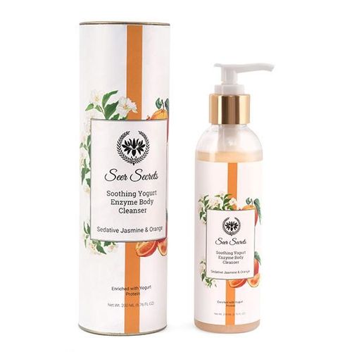 Seer Secrets Soothing Yogurt Enzyme Body Cleanser - Sedative Jasmine & Orange 200 ml
