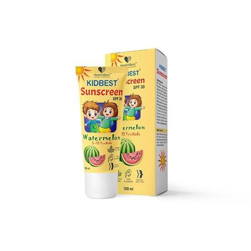 HealthBest Kidbest SPF 30 Sunscreen - Watermelon Flavour 100 ml