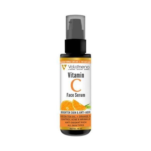 Volamena Vitamin C Face Serum Brighten Skin & Anti Aging Green Tea Oil+ Orange Oil 40ml