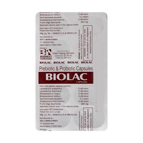 Biolac Capsule 10'S