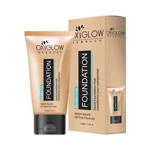 OxyGlow Herbals Foundation - Water Based Oil Free Formula 30 gm