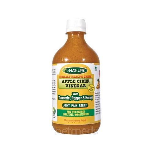 Drnatcure Apple Cider Vinegar Blended with Turmeric, Pepper and Honey