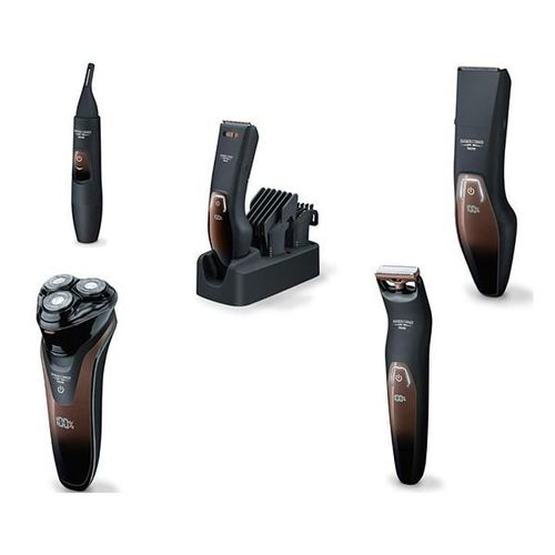 Beurer Men's Grooming Kit (Trimmer + Shaver + Body Groomer + Precision Trimmer + Hair Clipper)