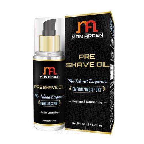 Man Arden Pre Shave Oil-The Island Emperor (Energizing Sport)-Healing & Nourishing 50 ml