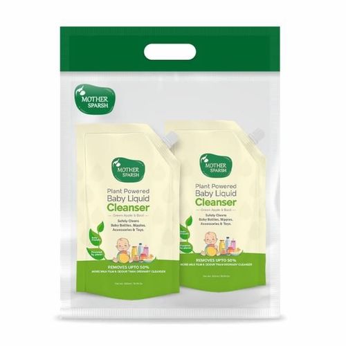 Mother Sparsh Natural Baby Liquid Cleanser Cleanser For Baby Bottles, Nipples, Refill Pack 1000 ml