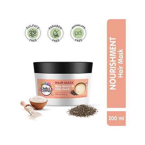 Buds & Berries Rice Water and Chia Seeds Hair Masks 200 ml