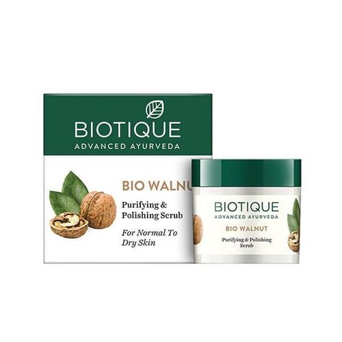 Biotique Bio Walnut Purifying & Polishing Scrub for Normal to Dry Skin 50 gm