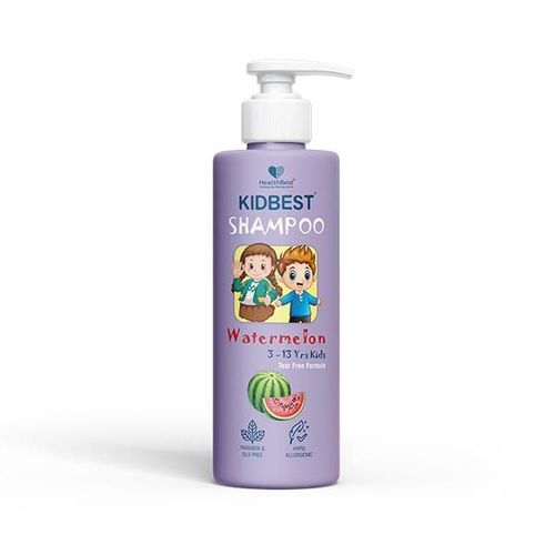 HealthBest Kidbest (3-13 Years) Shampoo - Watermelon Flavour 500 ml