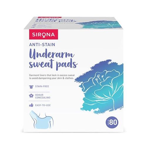 Sirona Under Arm Sweat Pads 80's (N)
