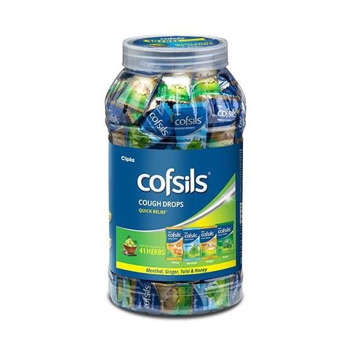 Cofsils Menthol Flavour Cough Drops 100'S