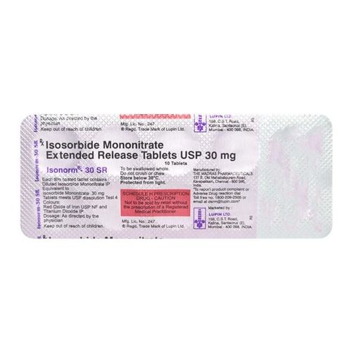 Isonorm SR 30mg Tablet 10'S