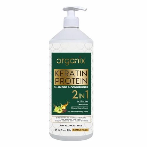 Organix Keratin Protein 2 In 1 Shampoo & Conditioner 1000 ml