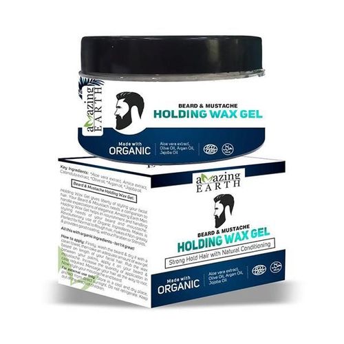 Amazing Earth Beard & Mustache Holding Wax Gel 50 gm
