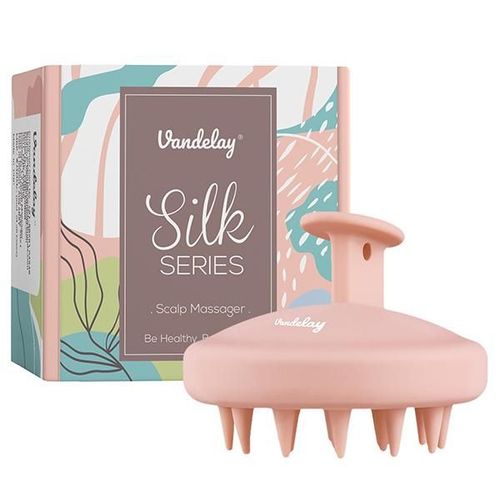 Vandelay Silk Series Scalp Massager - Beige