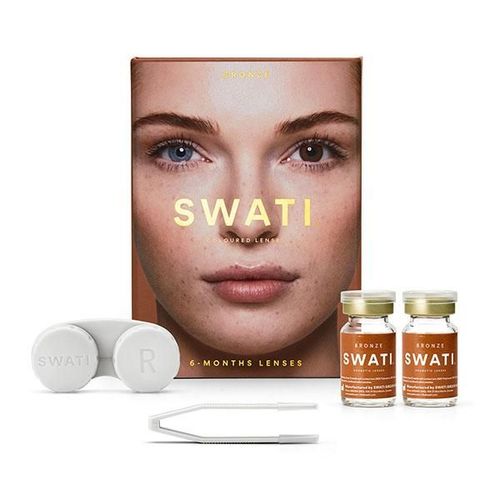 Swati Cosmetics Coloured Lenses Bronze 6 Month Contact Lenses ( - 5.75) 1's
