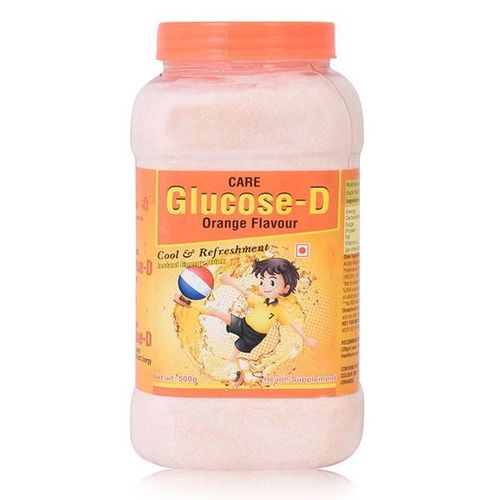 Care Glucose-D Powder - Orange Flavour 500 gm