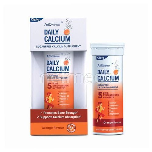 Active Women Daily Calcium Tablets - Orange Flavour 20's