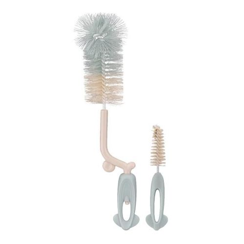 Vega Baby & Mom Bottle, Nipple Rotating Brush & BPA Free 1's