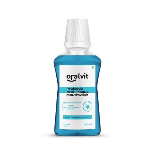 Oralvit Probiotic Anti Plaque Mouthwash - Mild Thyme 300 ml