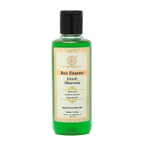 Khadi Natural Hair Cleanser - Aloevera 210 ml