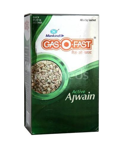 Gas-O-Fast Sachet - Active Ajwain Flavour (Pack of 120 X 5 gm)