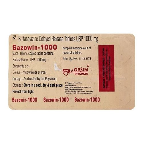 SAZOWIN 1000 Tablet 10's
