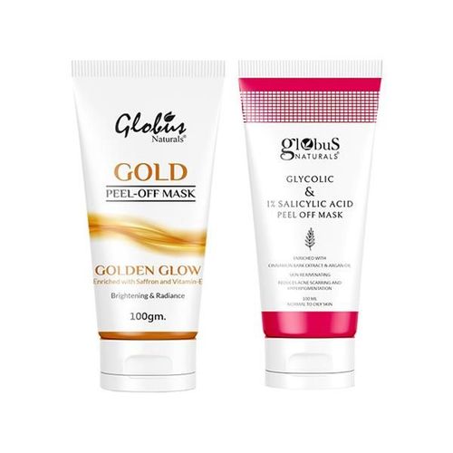 Globus Naturals Brightening & Anti Acne Peel Off Mask Combo 1's