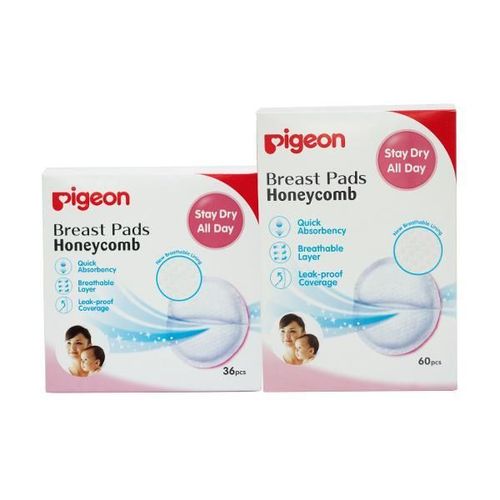 Pigeon Breast Pads Honeycomb Combo (60 Pcs + 36 Pcs) 96's