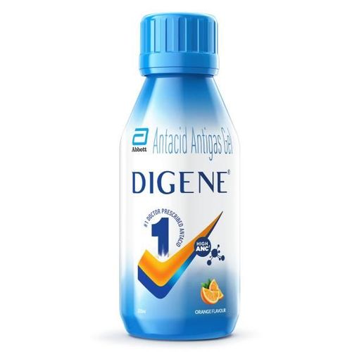 Digene Acidity & Gas Relief Gel - Orange Flavour 200 ml