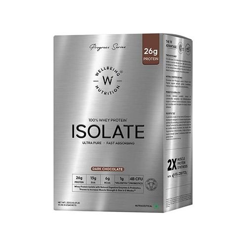 Wellbeing Nutrition 100% Whey Protein Isolate (Dark Chocolate) 213 g
