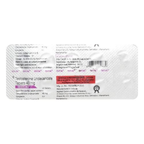 Testoki 40mg Tablet 10'S