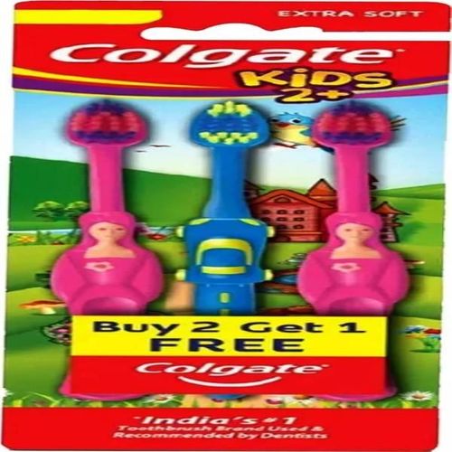Colgate-Palmolive, Colgate Kids (2+ years) Gentle Soft Toothbrush (Buy 2 Get 1 Free) 1's