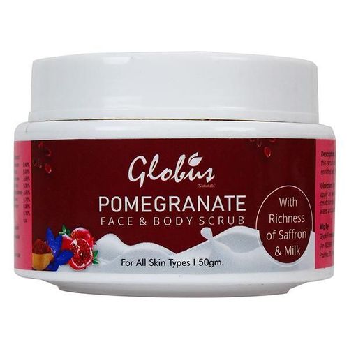 Globus Naturals Pomegranate Face & Body Scrub 50 gm