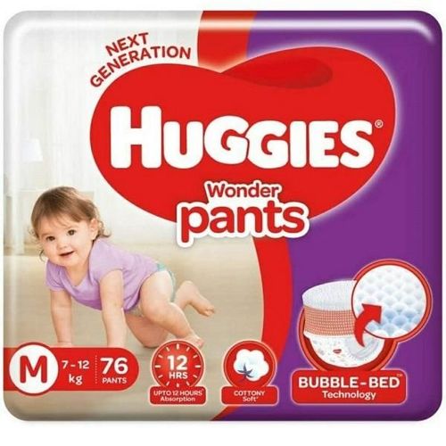 Huggies Wonder Pants Diapers (M) 76's