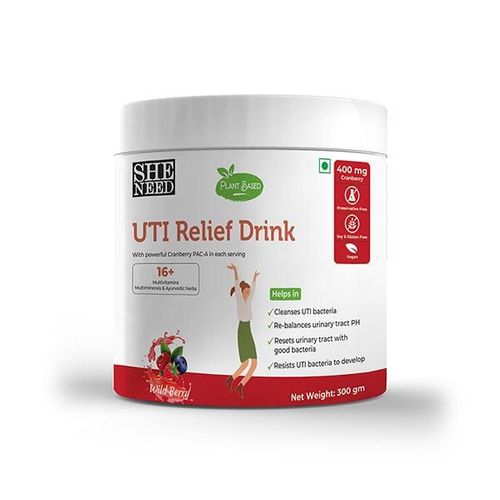 She Need Plant Based UTI Relief Drink - Wild Berry Flavour 300 gm