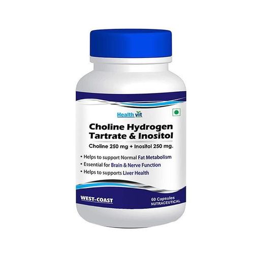 Healthvit Choline Hydrogen Tartrate - Capsules 60's