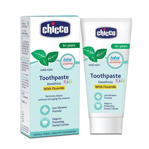 Chicco Toothpaste With Fluoride - Mild Mint (6+ Years) 70 gm