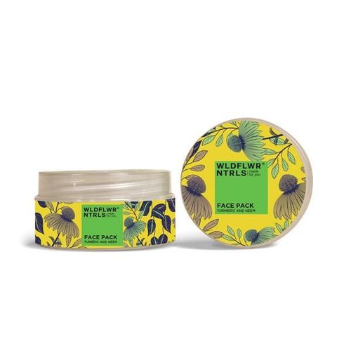 WLDFLWR NTRLS Face Pack - Turmeric & Neem 80 gm