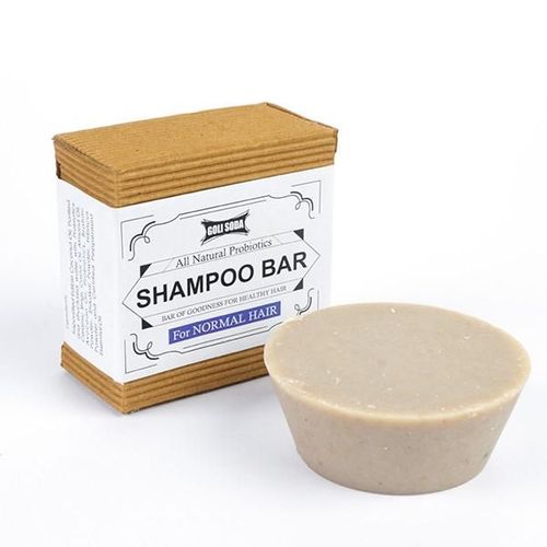 Goli Soda All Natural Probiotic Shampoo Bar for Normal Hair 90 gm